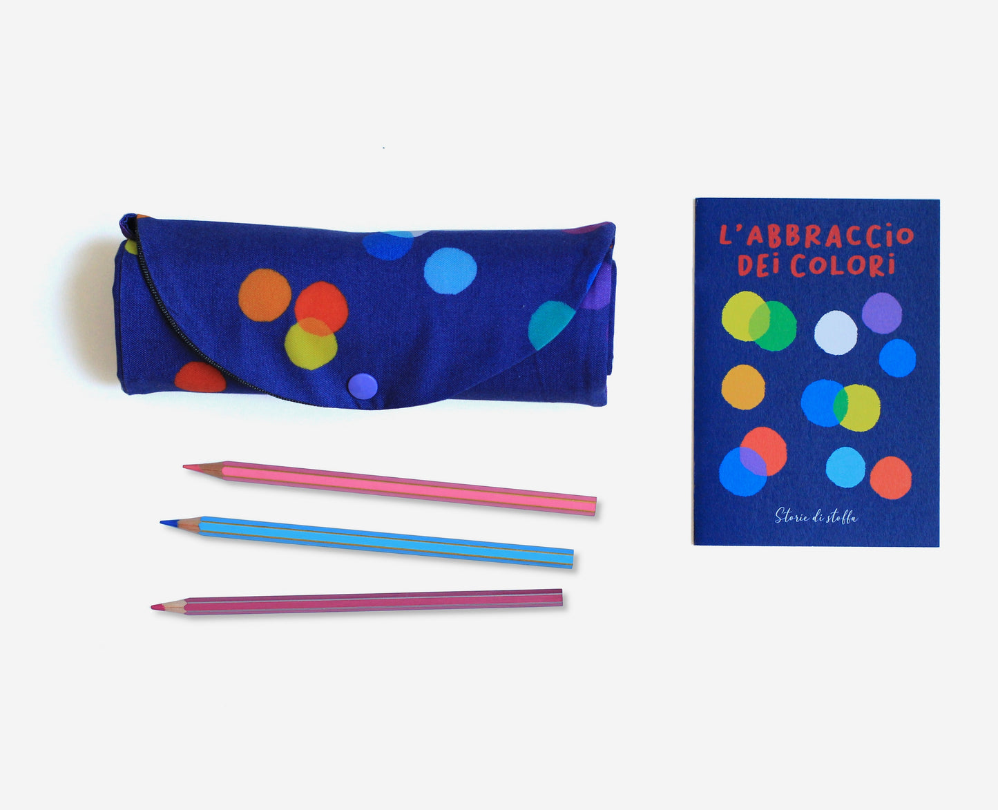 Astuccio a rotolo L'abbraccio dei colori