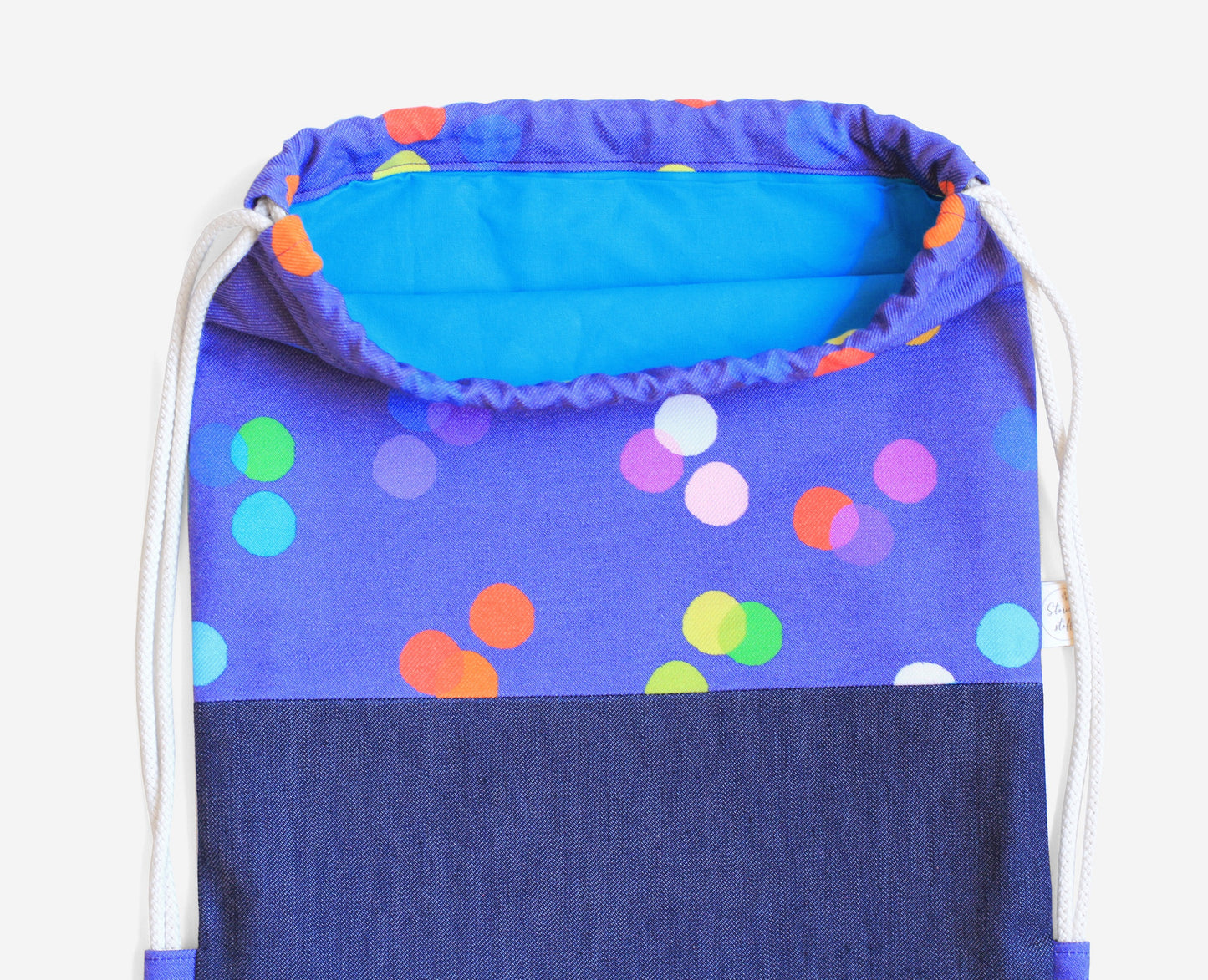 Sacca zaino L'abbraccio dei colori